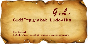 Györgyjakab Ludovika névjegykártya
